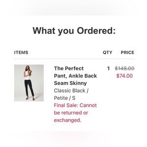 SPANX The Perfect Pant, Ankle